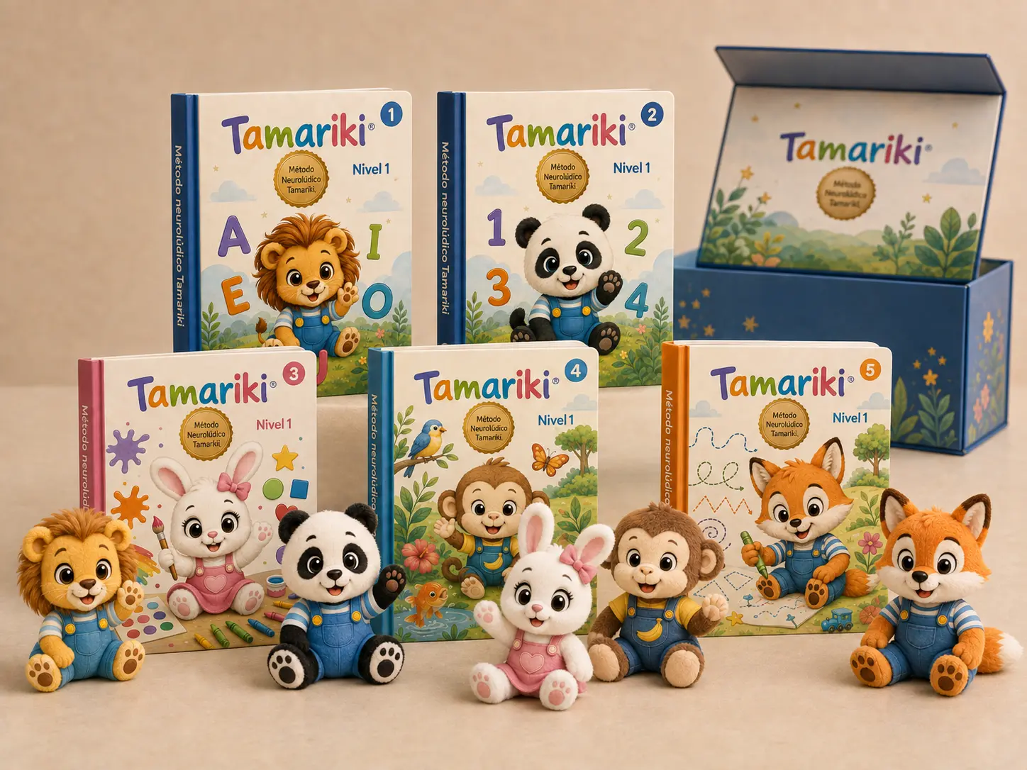 Colección Tamariki Nivel 1: los 5 libros y sus personajes